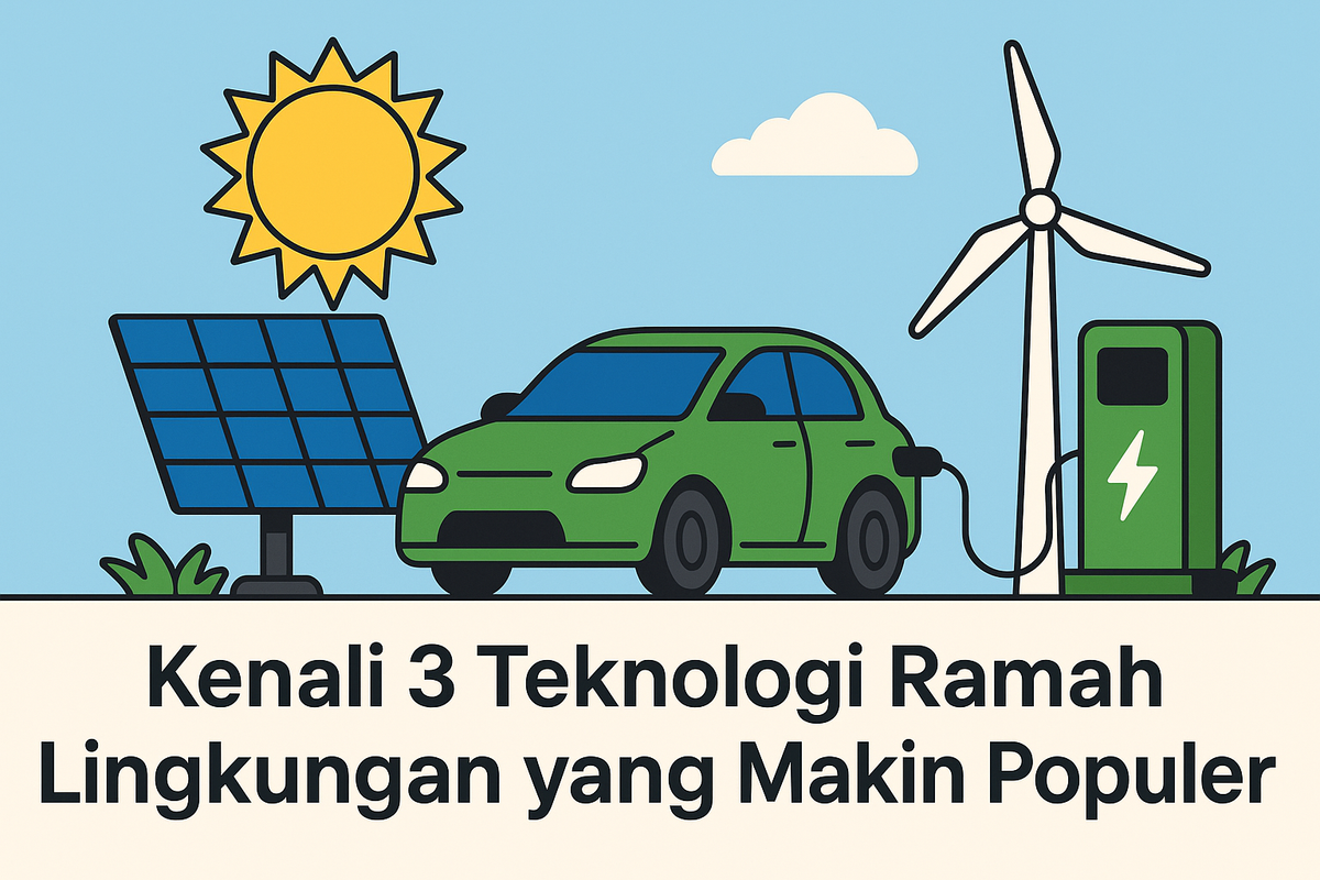 Kenali 3 Teknologi Ramah Lingkungan yang Makin Populer