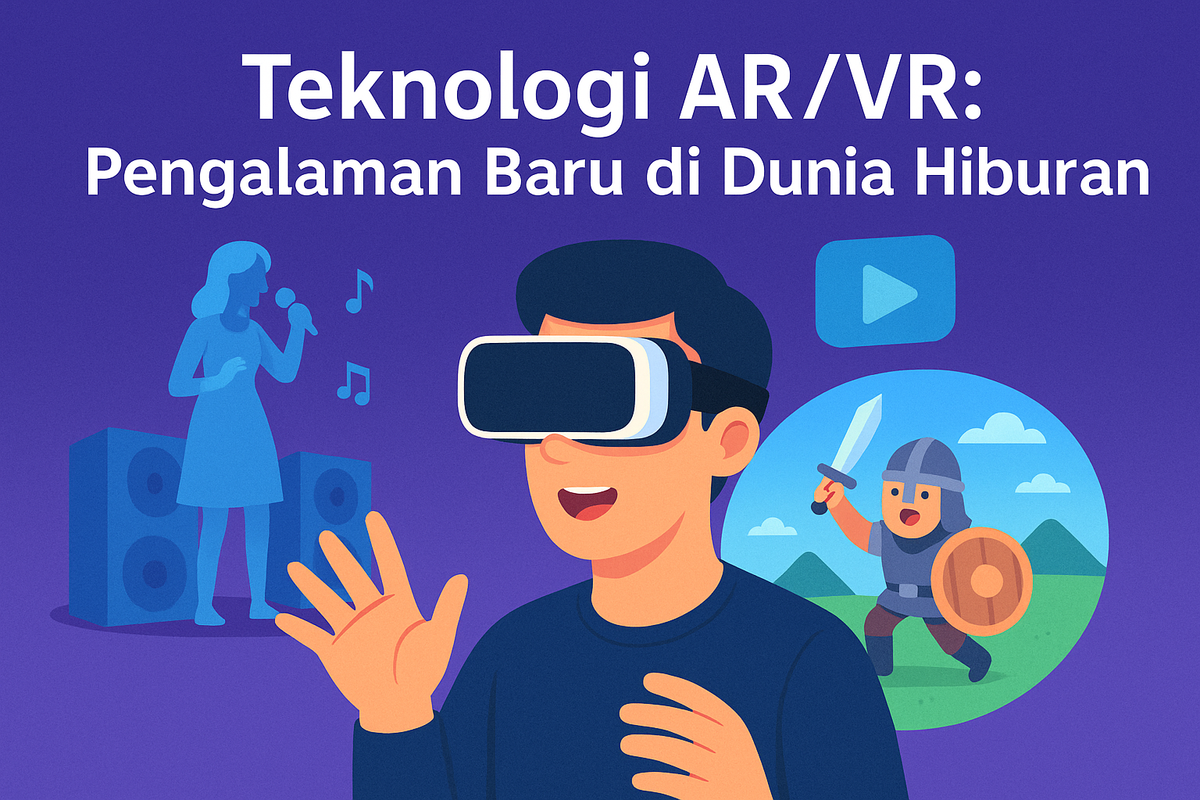 Teknologi AR/VR: Pengalaman Baru di Dunia Hiburan